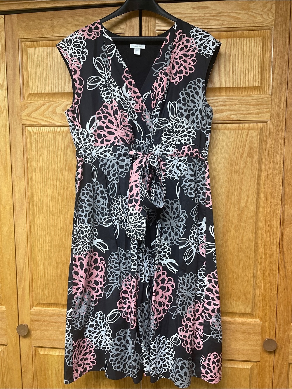 Garnet Hill Floral Tie Dress - Size 14